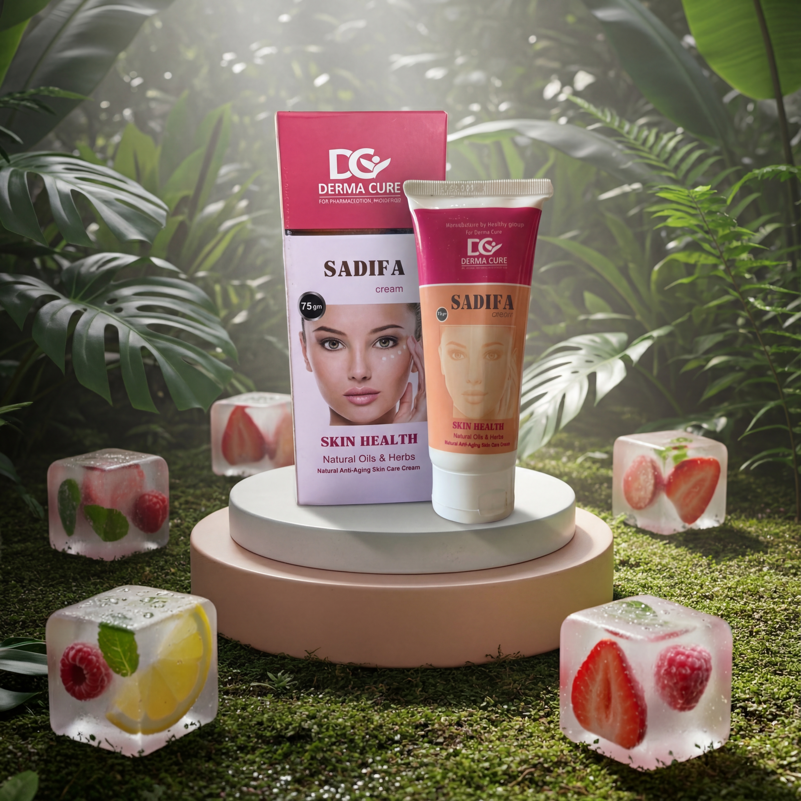ساديفا كريم – مقاوم الشيخوخة و التجاعيد  لصحة البشرة وحل جميع مشاكل الجلد